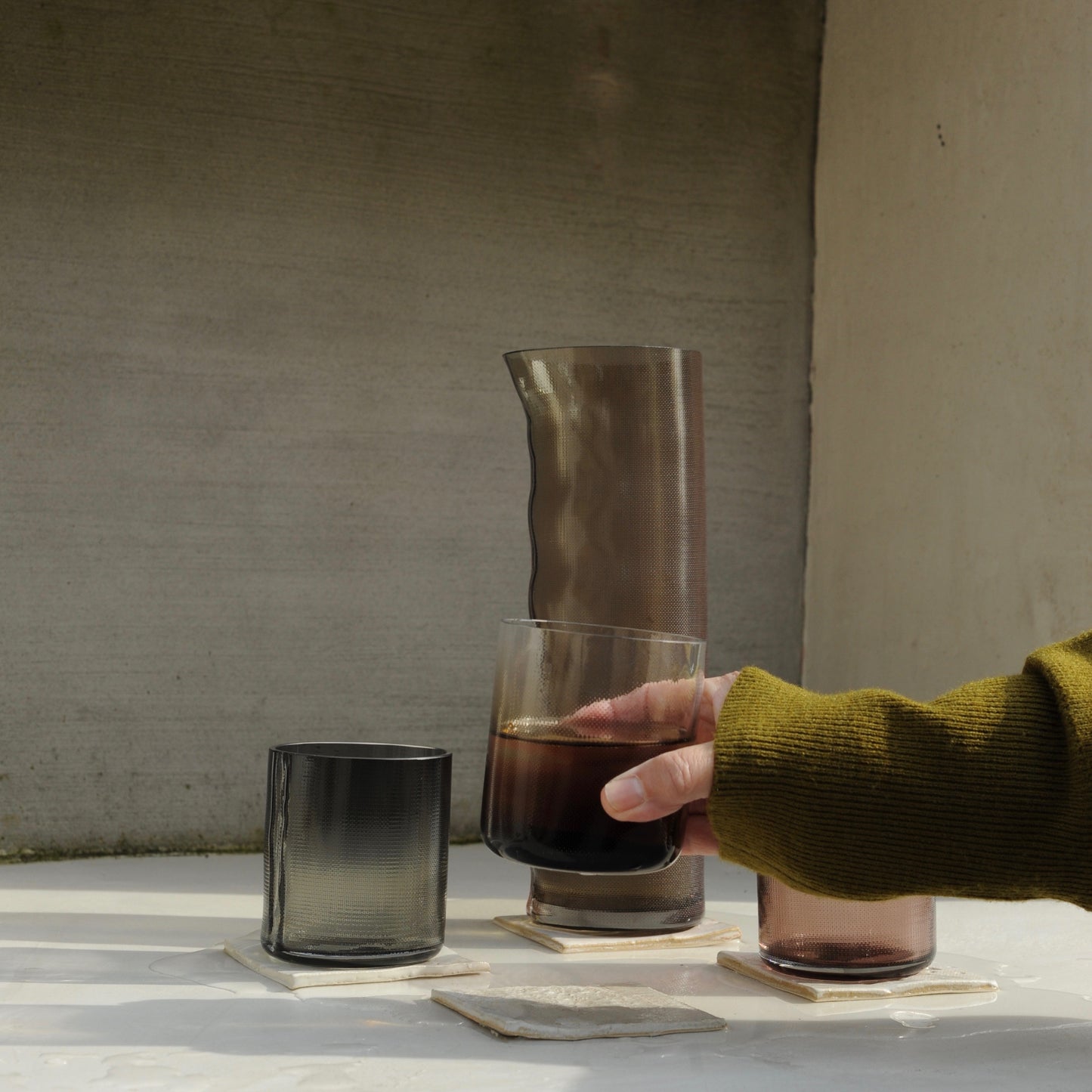 RAW GLASSWARE by Milena Kling